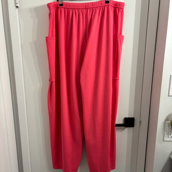 Pink Wide Leg Pants - Picture 5 of 7